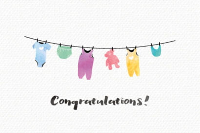 Baby Congratulations Postcard