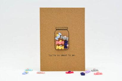 Wenskaart So Sweet Candy jar