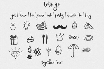 Let's go ... Together. Yes? Postcard