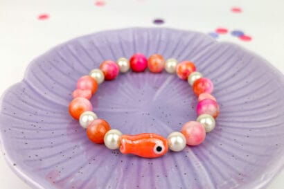 Oranje Armband met Visje